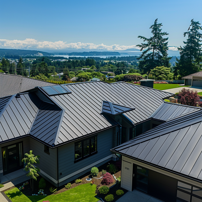 Applying siding to enhance the exterior appearance of a home.